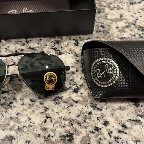 Ray-Ban Dark Lens Aviator Sunglasses